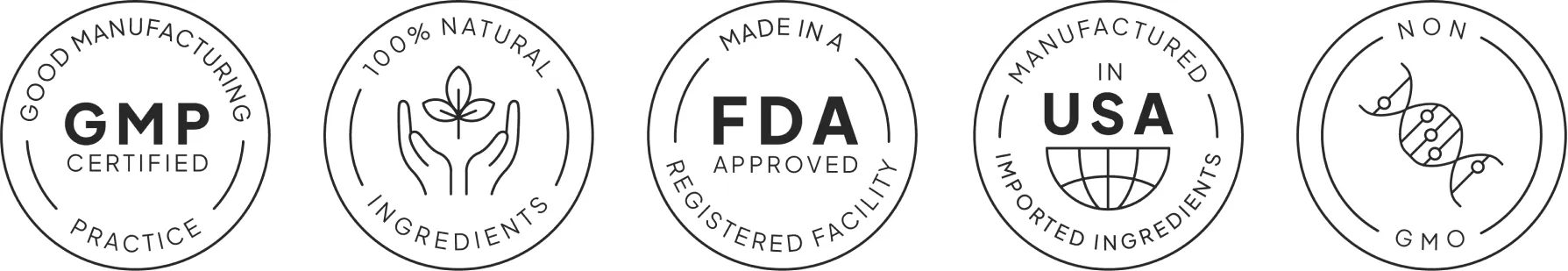 Axavive certifications - FDA registered GMP certified USA made